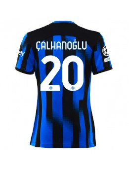 Ženski Nogometna dresi replika Inter Milan Hakan Calhanoglu #20 Domači 2023-24 Kratek rokav